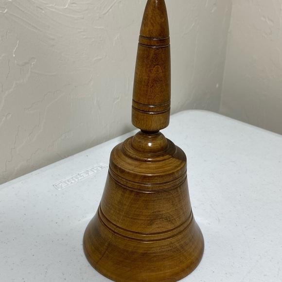Vintage Wooden Musical Bell 9.5” x 5” EC - Picture 2 of 10